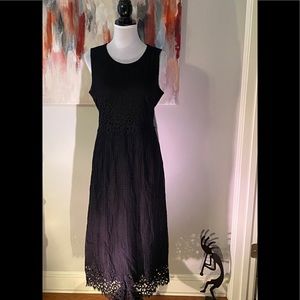 Alfani black lace dress